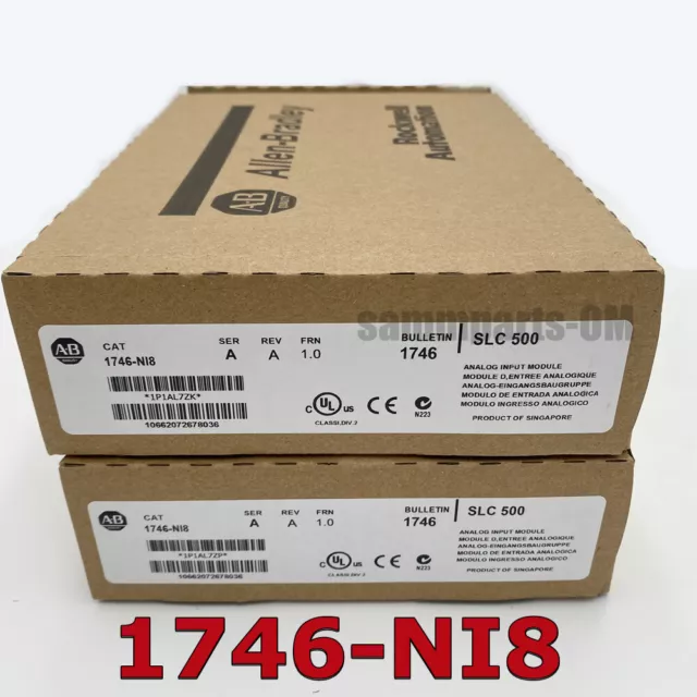 Allen-Bradley AB Original 1746-NI8 SER A SLC 500 Analog Input Module NEW