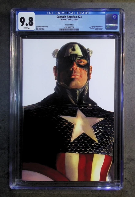 Captain America #23 (2020 Marvel Comics) Alex Ross Timeless Variant CGC 9.8