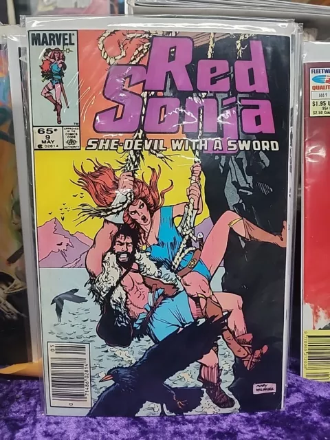 🚨💎Red Sonja #9 (FN) Vol.3 (Marvel 1985) MARK JEWELERS 2