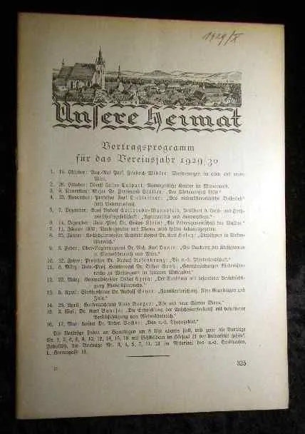 Unsere Heimat. - Neue Folge Jahrgang II., 1929, Nr. 10 - Monatsblatt des Vereine