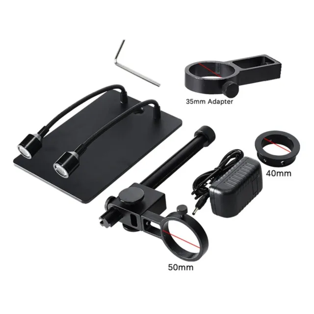 Precise Microscope Camera Bracket Stand with Three Sizes of Adjustment Rings