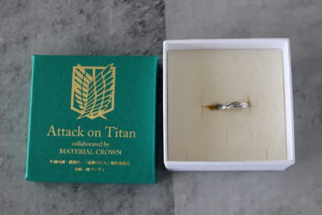 Attack on Titan Official Sterling silver Ring Ellen model JP9 US5 Boxed