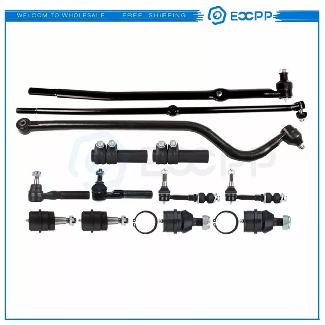 for 2000-2001 Dodge Ram 1500 4x4 Brand New 13pc Complete Front Suspension Kit