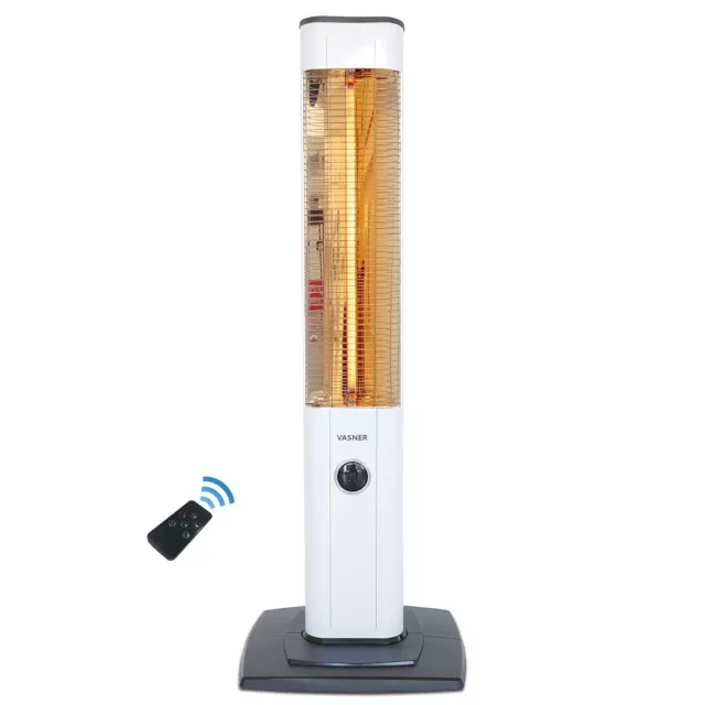 B-Ware VASNER StandLine 25R Infrarot Standheizstrahler Heizstrahler Weiß 2500 W