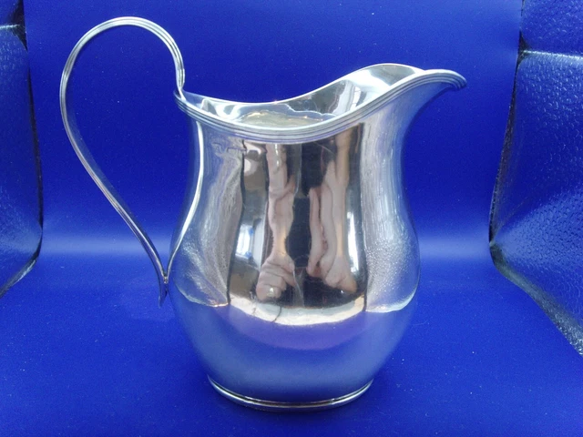Antique Chester 1901 Georgian Style Solid Silver Creamer Milk Jug William Ailken