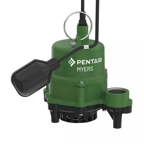4/10 HP Heavy Duty Cast Iron Effluent Pump 4020 GPH Piggy Back Float Switch