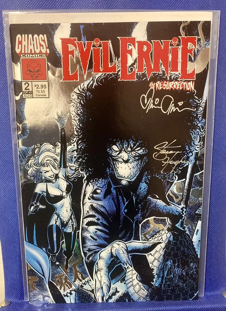 Evil Ernie the Resurrection #2 Signed Brian Pulido & STEPHEN HUGHES Chaos Comic