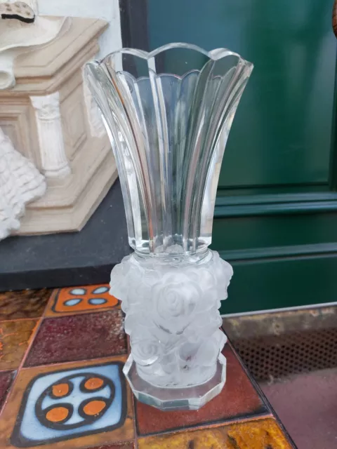 Vase Cristal Rose Hoffmann Bohème