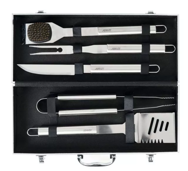 36717 Avanti Bbq Essentials 6-Piece Tool Set With Aluminium Storage Carry Case 2