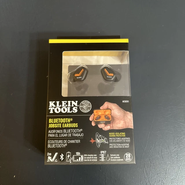 Klein Tools Bluetooth Jobsite Earbuds Brand New AESEB1