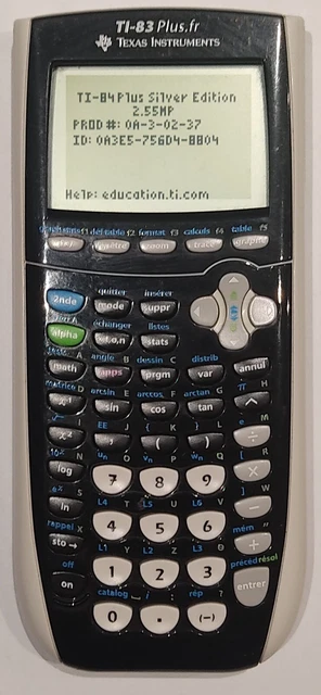 Texas Instruments TI-83 Plus Silver Edition Graphing Calculator- Clear Model Texas Instruments TI-83 Plus Silver Edition Graphing Calculator- Clear Model