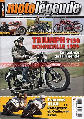 MOTO LEGENDE 196 Essai KAWASAKI Z650/S TORNADO TRITON T120 TRIUMPH BENELLI 