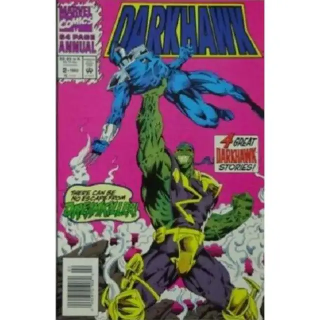 Darkhawk (1991 series) Annual #2 Newsstand in NM minus cond. Marvel comics [s!