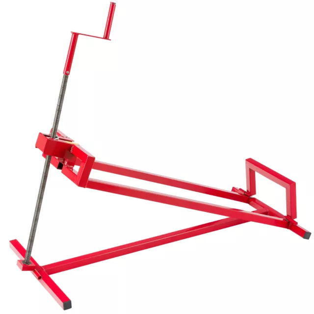 AREBOS Lève-tondeuse Tracteur-tondeuse Dispositif de levage Cric 450 kg Rouge