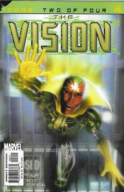 Avengers ICONS The Vision #2 of 4 Marvel Comics November Nov 2002 (VFNM)