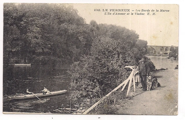 le perreux , les bords de la marne , l'ile d'amour et le viaduc