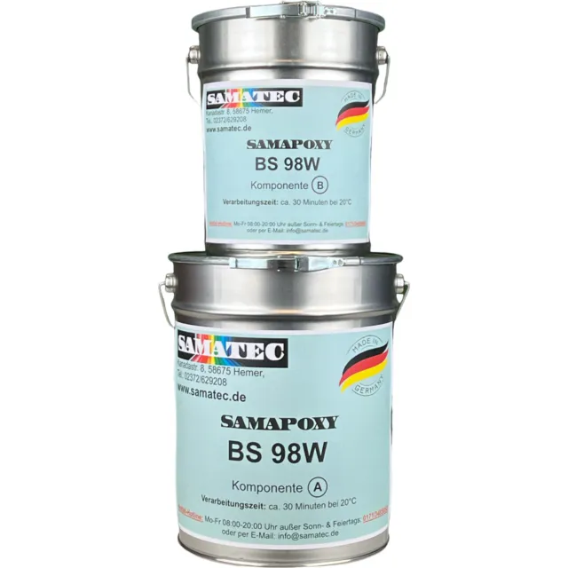 Эпоксидное покрытие пола Epoxi Epoxy Epoxyd Color Paint SAMATEC BS98W 11,99€/Kg