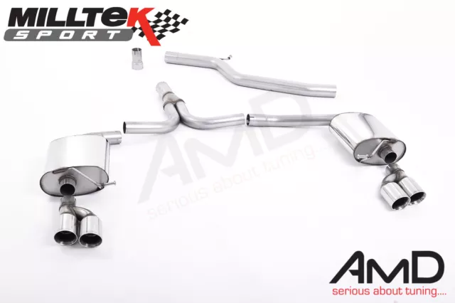 Audi a4 b8 discount cat back exhaust