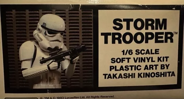 Star Wars Storm Trooper Soft Vinil Kit Kaiyodo 1/6 Takashi Kinoshita + Regalo 2