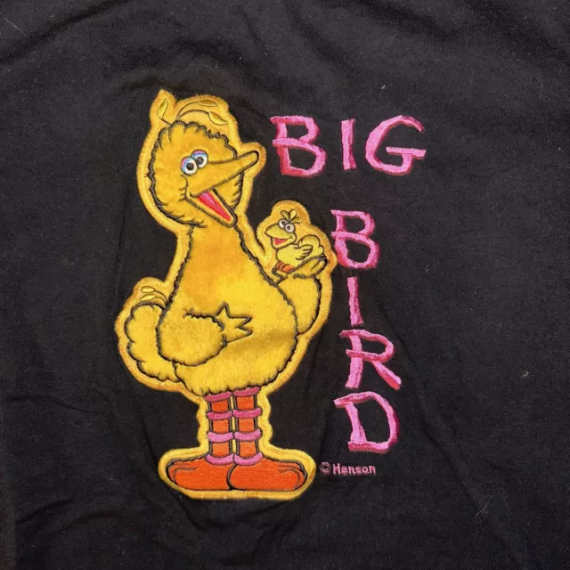 VINTAGE SESAME STREET Big Bird Shirt Adult XL Yellow Single Stitch $80. ...