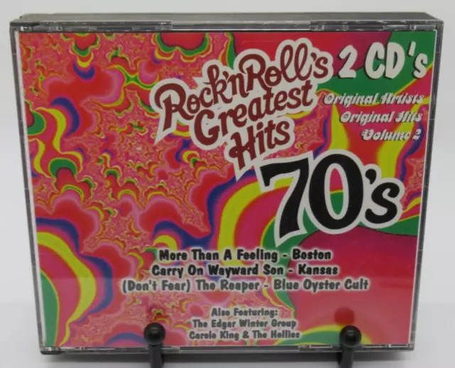 Rock N Roll Greatest Hits: 70'S Volume 2, 2-Disc Music Cd Set, 20 Tracks