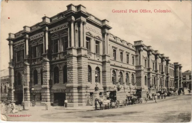 CPA AK Colombo - General Post Office CEYLON SRI LANKA (1085603)