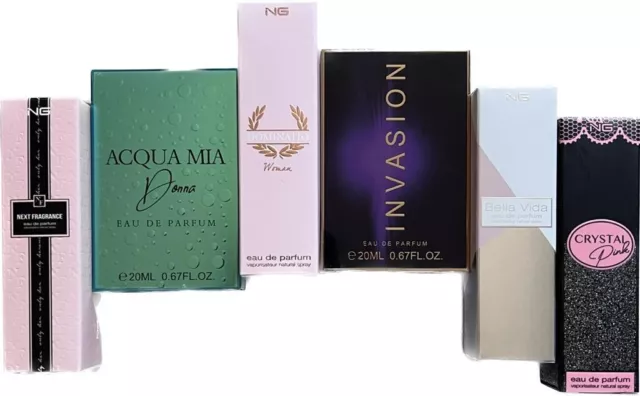 Trend Düfte: Set X 6 (sechs) Parfüm Flakon für Damen/Herren 15 ML Miniaturen