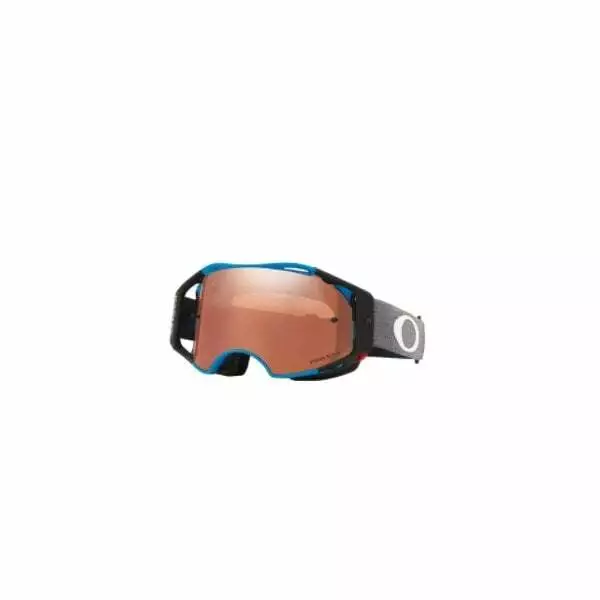 Oakley Airbrake MTB Greg Minnaar Mascherina - Distress Blu Con Nero Iridium