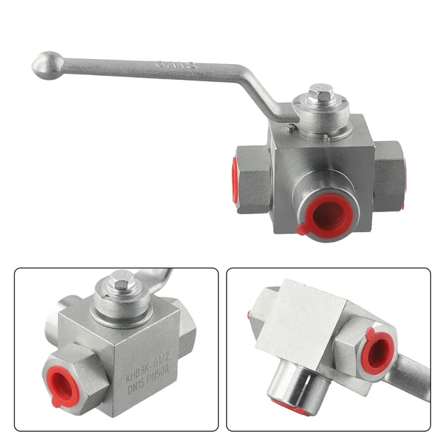 Manual Operation High Pressure Ball Valve 1/4 to 1 BSP Rubber Sealed