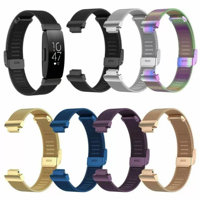 Metall-Ersatzband Mailänder Bandstahl-Armband für Fitbit Inspire 2