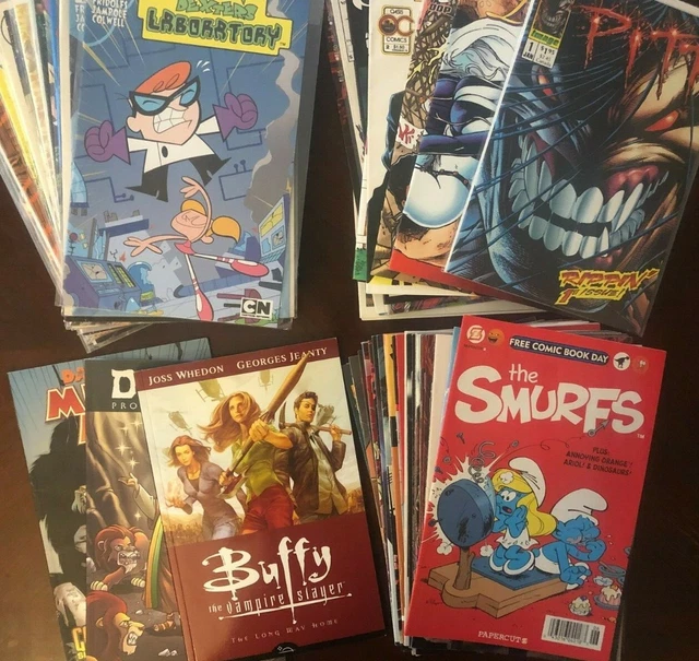 Lot 3 TPBs + 60 INDY/SMALL PRESS COMICS LOT! Buffy Cerebus Ash Herbie Munchin ++