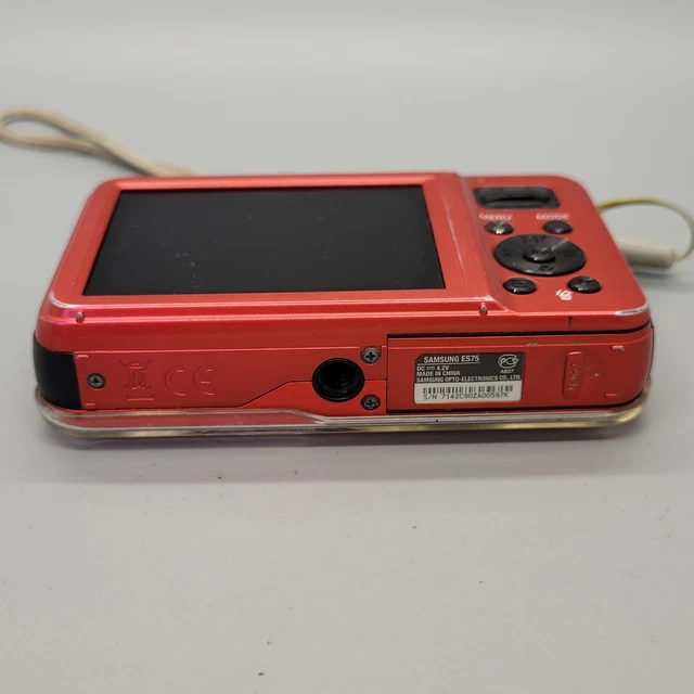 Samsung ES75 14,2 megapixel fotocamera digitale compatta testata in rosso 4