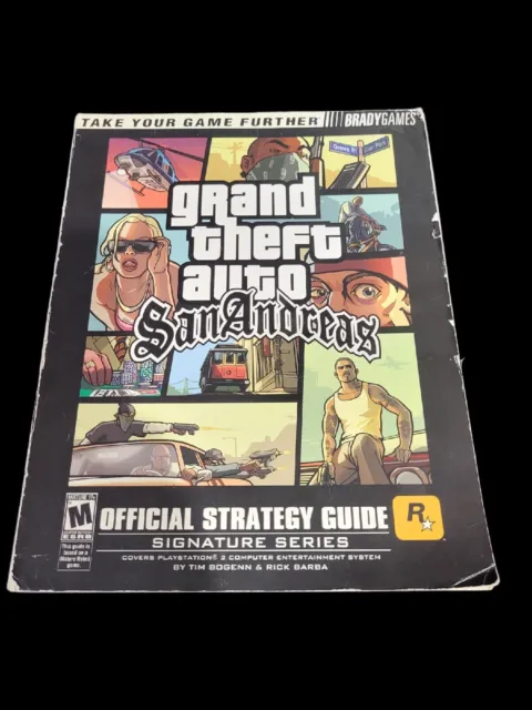 GRAND THEFT AUTO San Andreas Strategy Guide & Grand Theft Auto Five ...