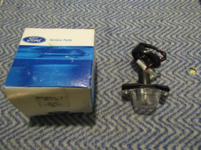 Nos 1991 - 1996 Ford Escort Rear License Plate Light Lamp Asby F1Cz-13550-A