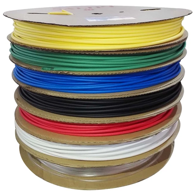 Uxcell Heat Shrink Tubing – 30mm Diameter, 50mm Flat Width, 2:1 Shrink Ratio, 2-Meter Length For Cable Insulation & Wire Protection (Black)