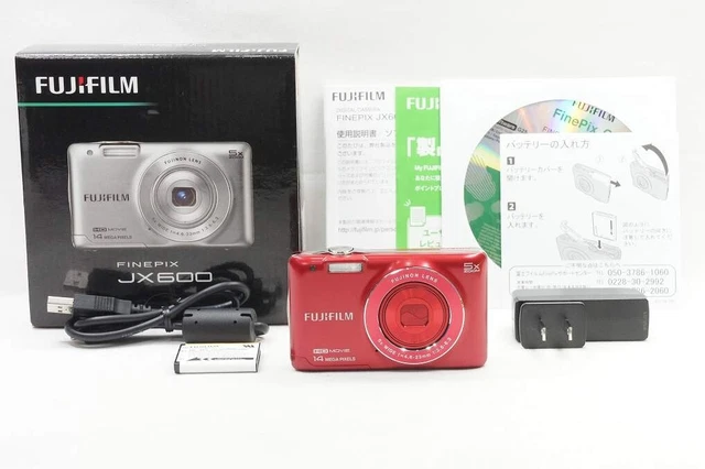 FUJIFILM FINEPIX JX600 14.0MP Compact Digital Camera Red w