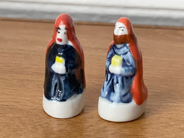 Lot De 21 Fèves Porcelaine Pour Galette : Personnages Santons Crèche Provençale, Rois Mages