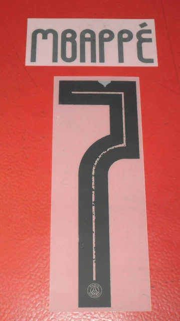 Flocage Officiel Mbappé N°7 PSG 2023/2024 - Fourth, Marine/vert, Vendeur Pro
