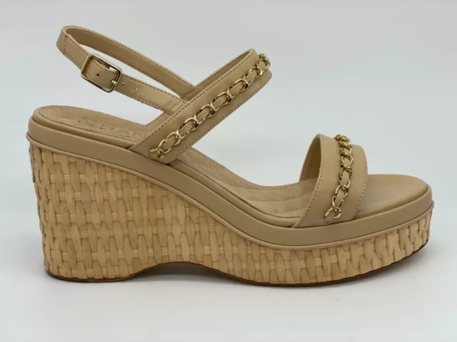 CHANEL PLATFORM & Wedge Sandals Size 37 ! NEW ! VV £1,809.95