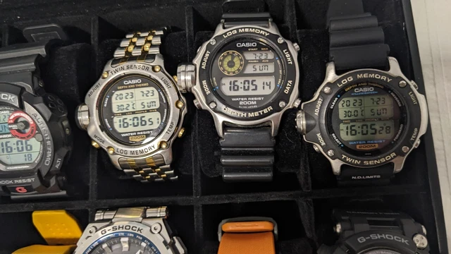 CASIO DEP-600 DEP-510 Dep 610 Air Divers Japan Watch - 1992