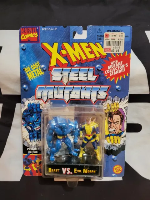 Beast Evil Morph Steel Mutants 1994 Die Cast MARVEL COMICS Toy Biz NEW