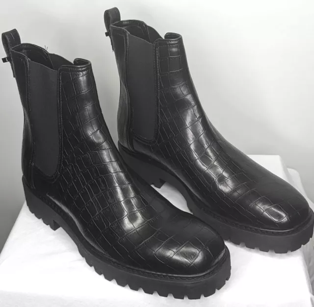Kenneth Cole Reaction Womens Salt Lug Pull On Chelsea Boots Size 10 US