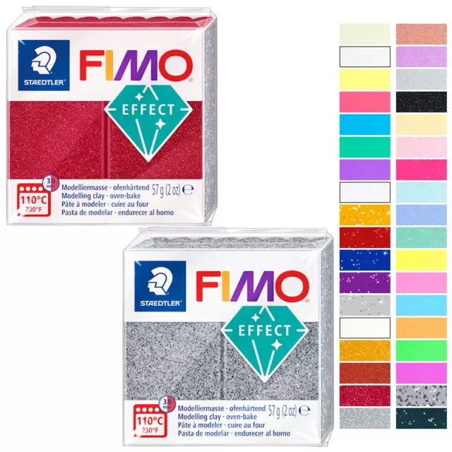 FIMO® effect ofenhärtende Polymer-Modelliermasse 57g-Block