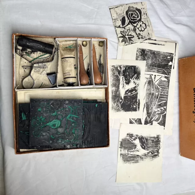 Linoleografia Set Completo - Leona Werkschnin Gerate