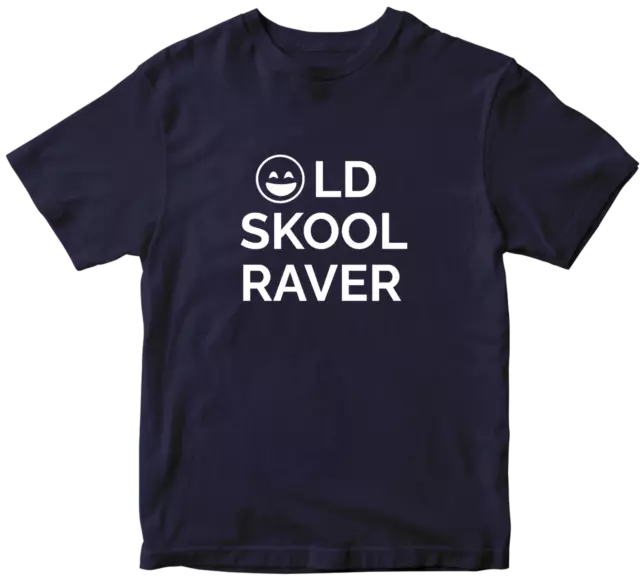 Old Skool Raver T-Shirt Tanz Festival Club Dj Rabe Celebration Party Geschenke