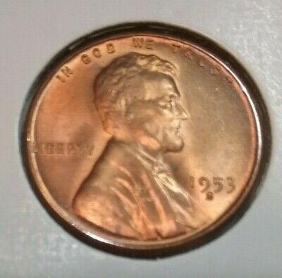 1953 Lincoln Wheat Cent  S - BU - Uncirculated