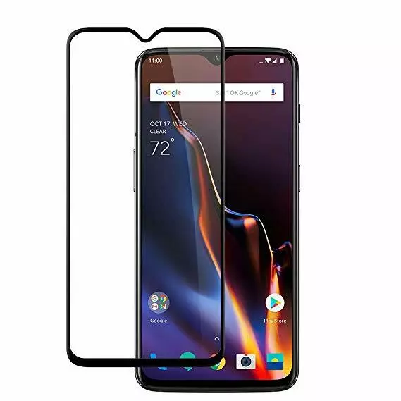 Protection Écran Vitre Verre Trempé OnePlus 6T Full Tempered Glass Screen 2