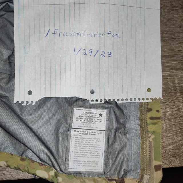 Ecwcs Gen III Level 6 Ocp Jacket Xl Regular 3