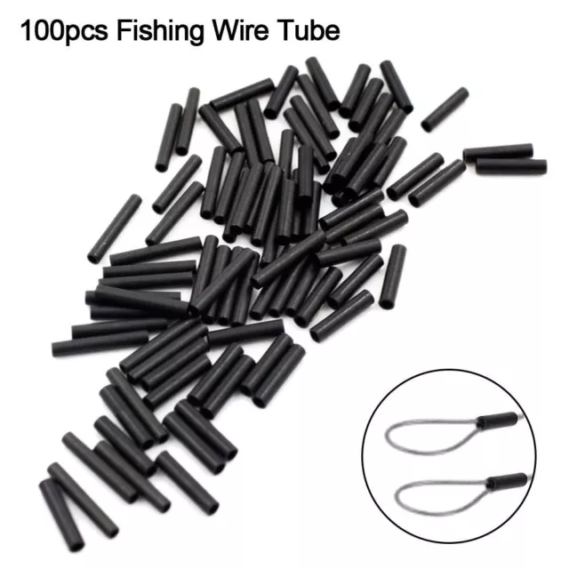 250PCS/SET SINGLE Crimping Sleeve Fishing Line Wire Leader Copper Tube4826  $15.80 - PicClick AU