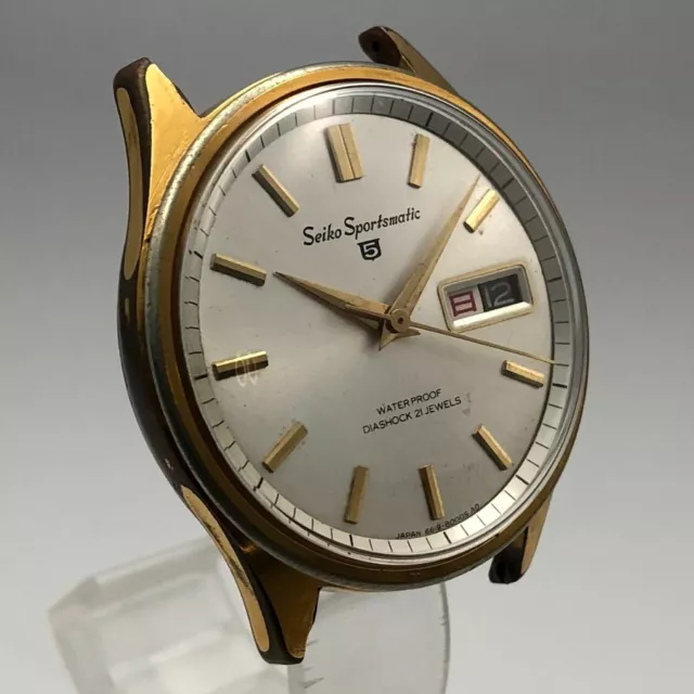 Reloj vintage 1965 Seiko 5 Sportsmatic 6619-8030 EGP automático para hombre Japón #1400 3